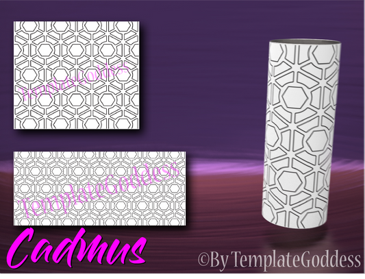 Cadmus - Multi color tumbler template for Vinyl cutting machines. File includes most tumbler brands and sizes