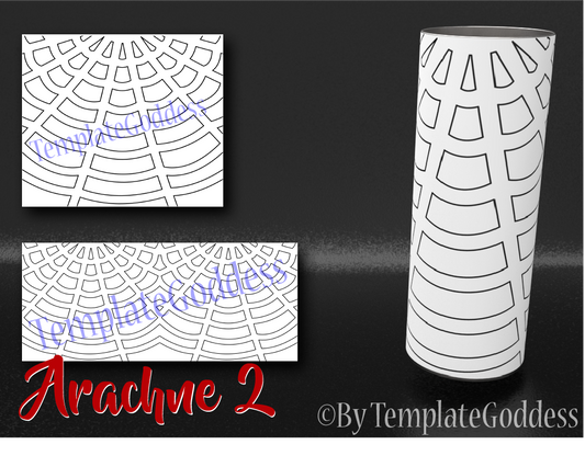 Arachne - Multi color tumbler template for Vinyl cutting machines. File includes most tumbler brands and sizes