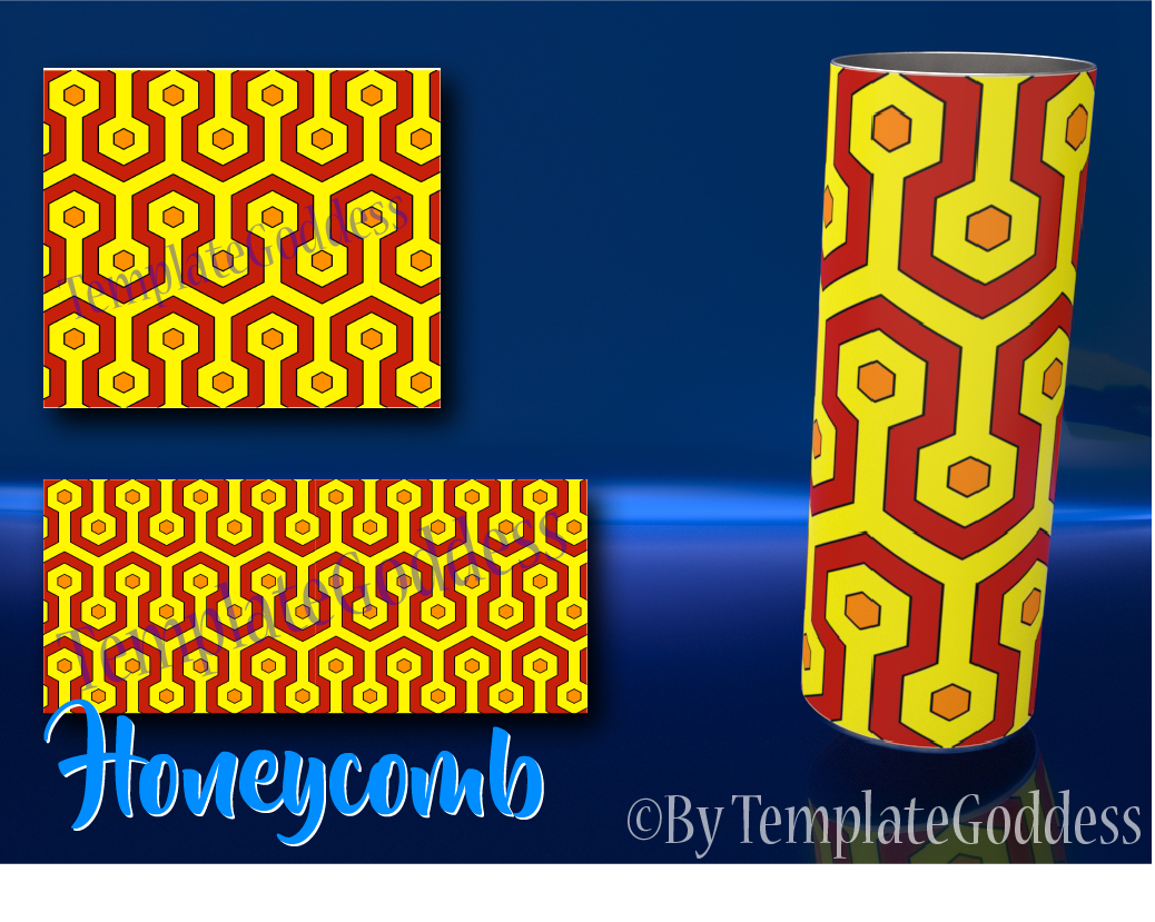 Honey - Multi color tumbler template for Vinyl cutting machines. File includes most tumbler brands and sizes